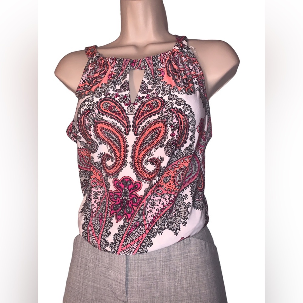 Paisley Print Halter Top by INC Medium - Picture 2 of 8